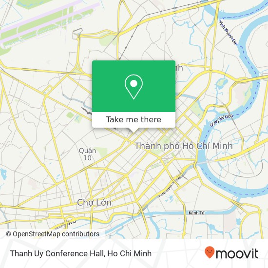 Thanh Uy Conference Hall map