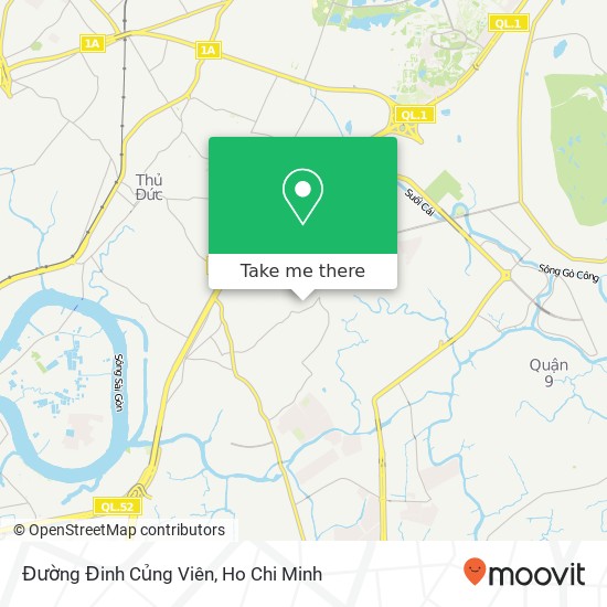 Đường Đinh Củng Viên map