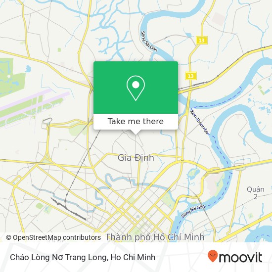 Cháo Lòng Nơ Trang Long map