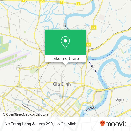 Nơ Trang Long & Hẻm 290 map