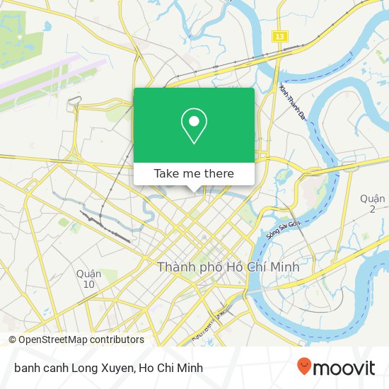 banh canh Long Xuyen map