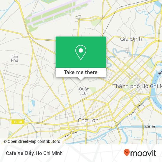 Cafe Xe Đẩy map