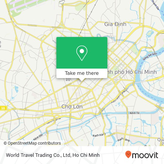 World Travel Trading Co., Ltd map