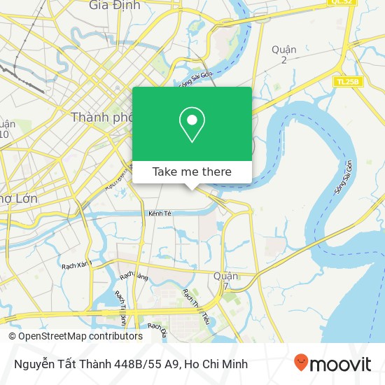 Nguyễn Tất Thành 448B/55 A9 map