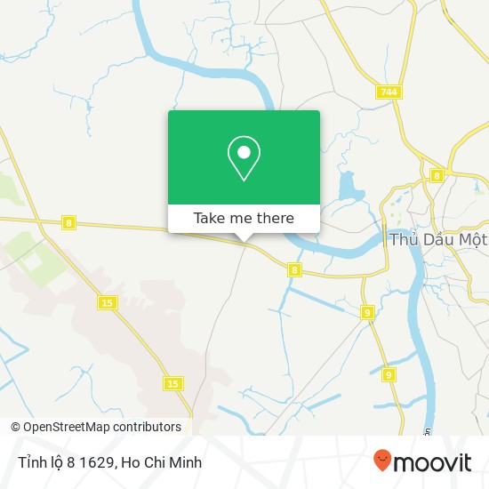 Tỉnh lộ 8 1629 map