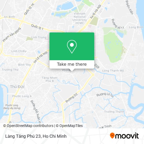 Làng Tăng Phú 23 map