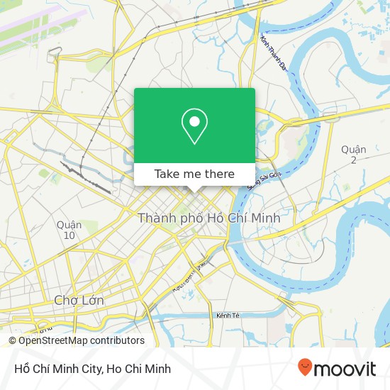 Hồ Chí Minh City map