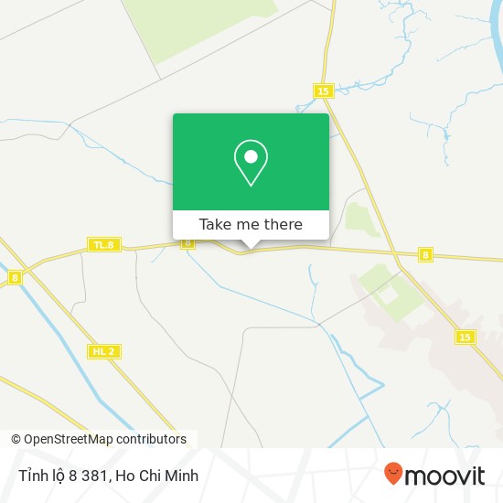 Tỉnh lộ 8 381 map