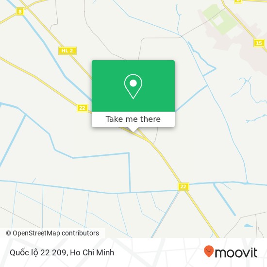 Quốc lộ 22 209 map