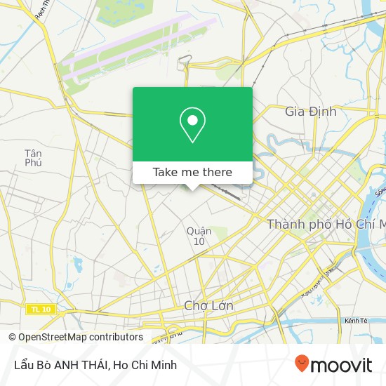 Lẩu Bò ANH THÁI map