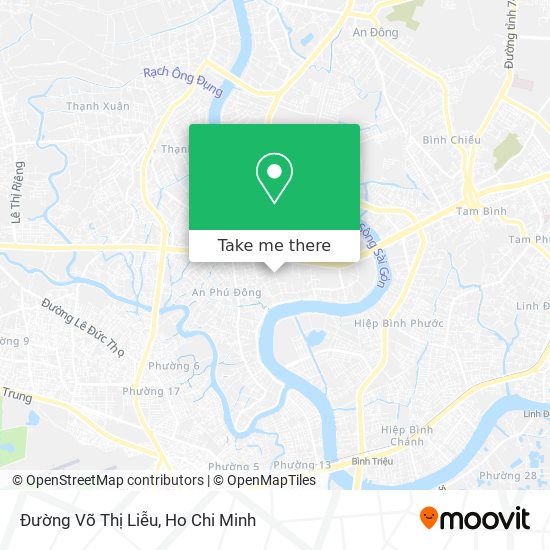 Đường Võ Thị Liễu map