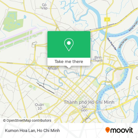 Kumon Hoa Lan map