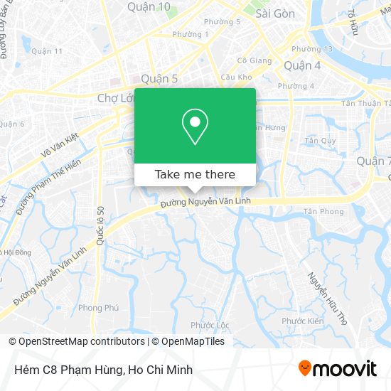 Hẻm C8 Phạm Hùng map