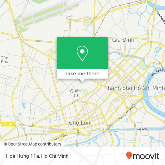 Hoà Hưng 11a map