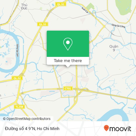 Đường số 4 9"N map