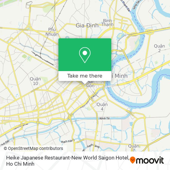 Heike Japanese Restaurant-New World Saigon Hotel map