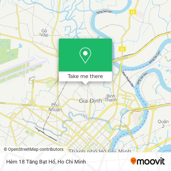 Hẻm 18 Tăng Bạt Hổ map