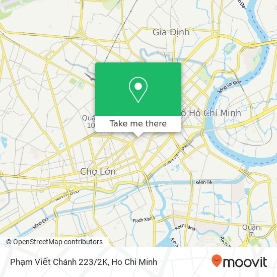 Phạm Viết Chánh 223/2K map