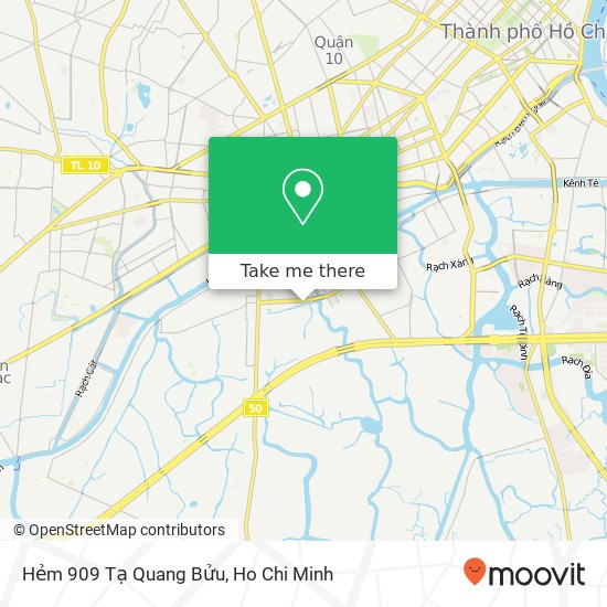 Hẻm 909 Tạ Quang Bửu map