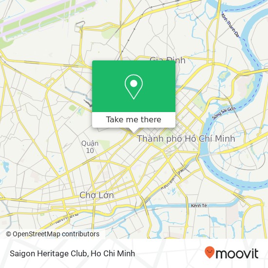 Saigon Heritage Club map