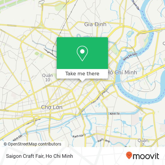 Saigon Craft Fair map