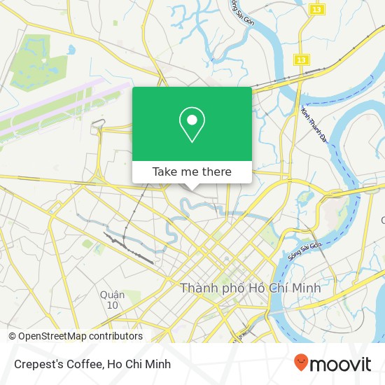 Crepest's Coffee map