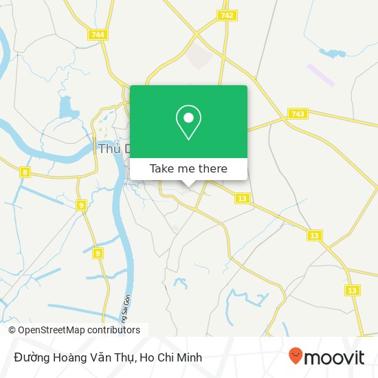 Đường Hoàng Văn Thụ map