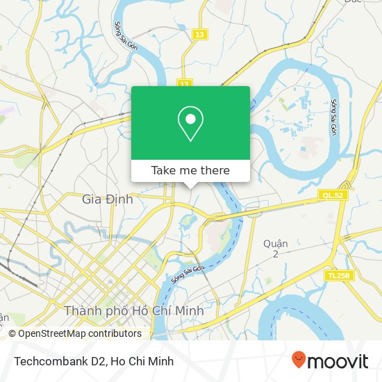 Techcombank D2 map