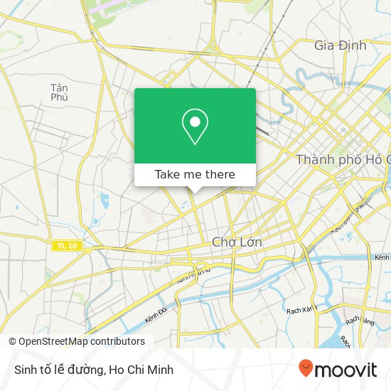 Sinh tố lề đường map