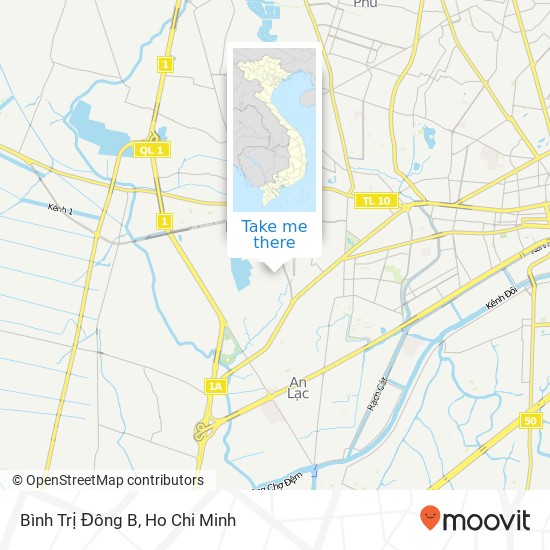 Bình Trị Đông B map