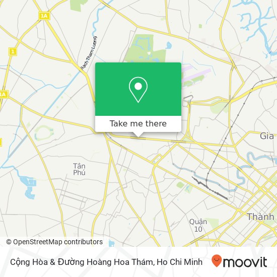 Cộng Hòa & Đường Hoàng Hoa Thám map