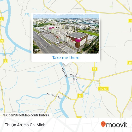 Thuận An map