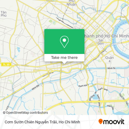 Cơm Sườn Chiên Nguyễn Trãii map