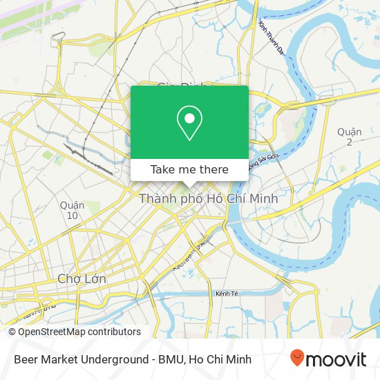 Beer Market Underground - BMU map