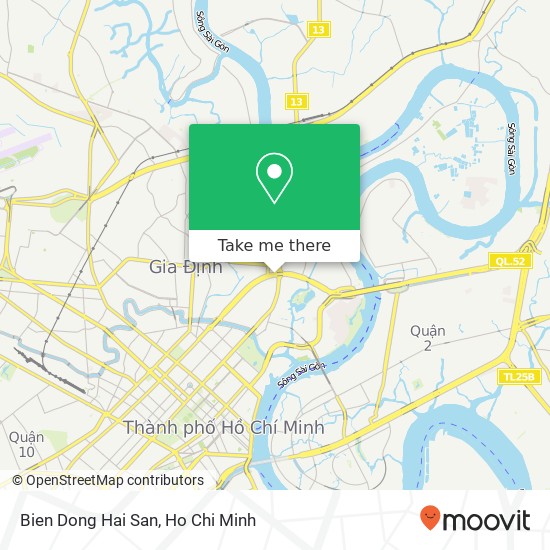 Bien Dong Hai San map