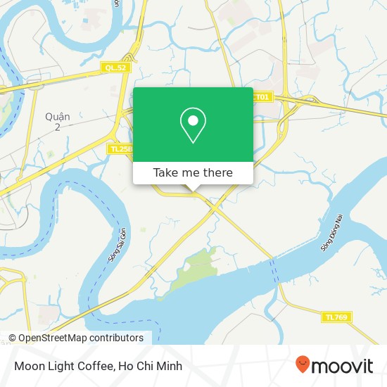 Moon Light Coffee map