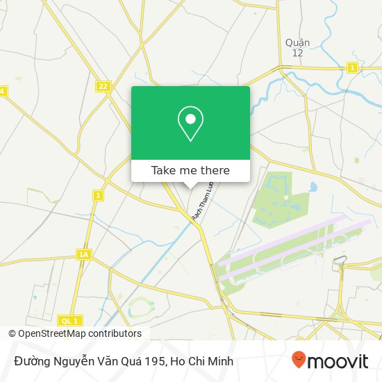 Đường Nguyễn Văn Quá 195 map