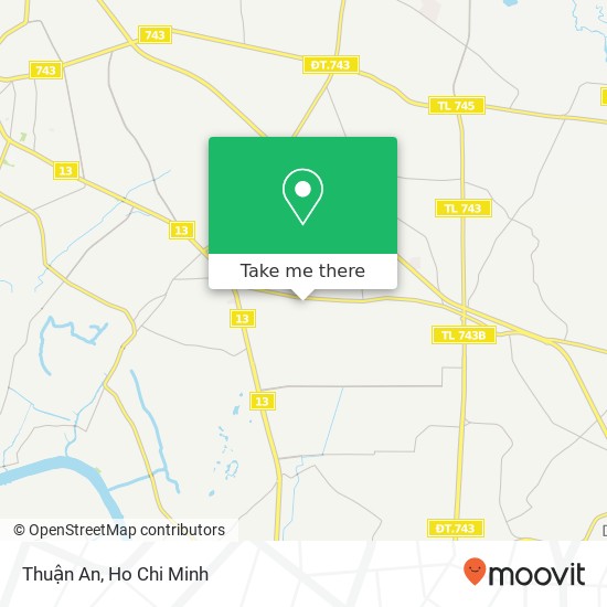 Thuận An map