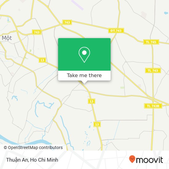 Thuận An map