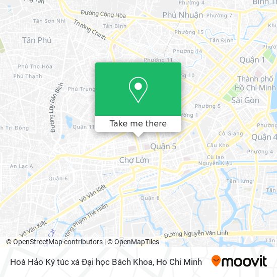 Hoà Hảo Ký túc xá Đại học Bách Khoa map