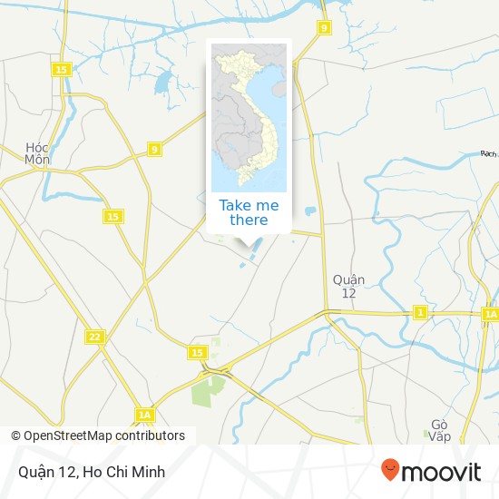 Quận 12 map