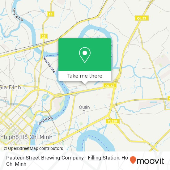 Pasteur Street Brewing Company - Filling Station map