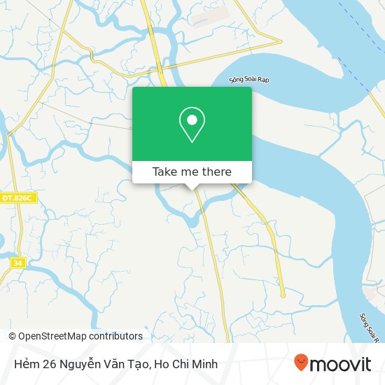 Hẻm 26 Nguyễn Văn Tạo map