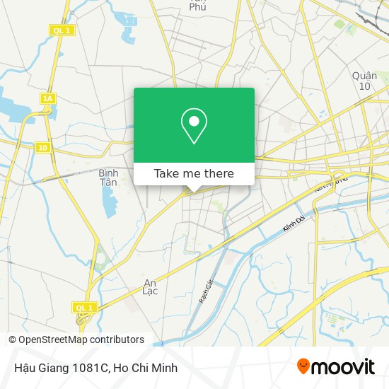 Hậu Giang 1081C map