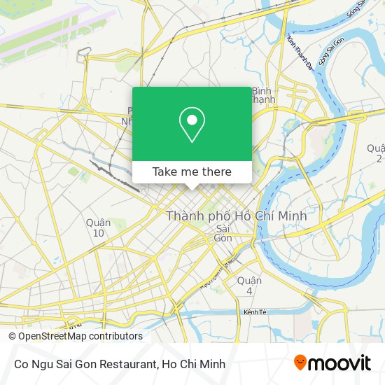 Co Ngu Sai Gon Restaurant map