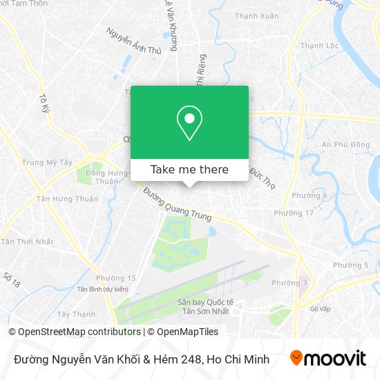 Đường Nguyễn Văn Khối & Hẻm 248 map