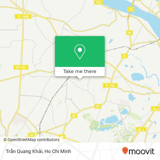 Trần Quang Khải map