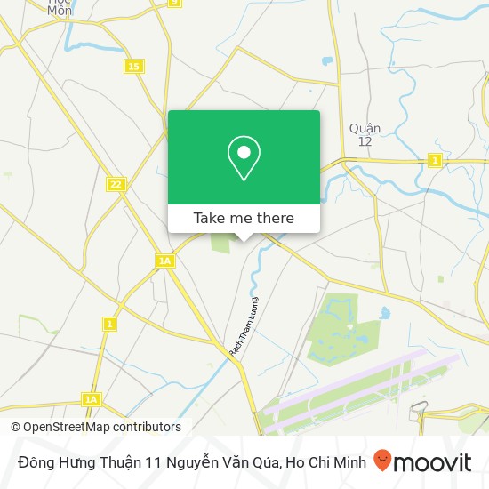 Đông Hưng Thuận 11 Nguyễn Văn Qúa map