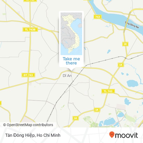 Tân Đông Hiệp map