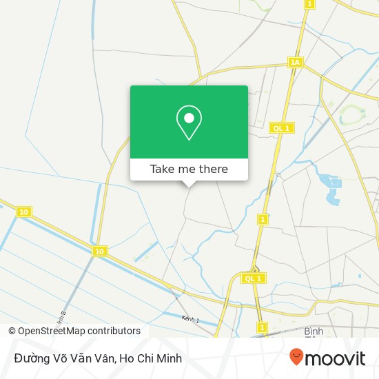 Đường Võ Văn Vân map